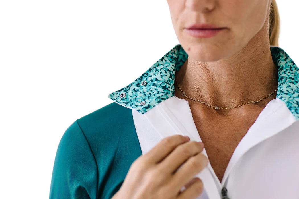 Bib Front Show Shirt - Deep Teal - Image 5