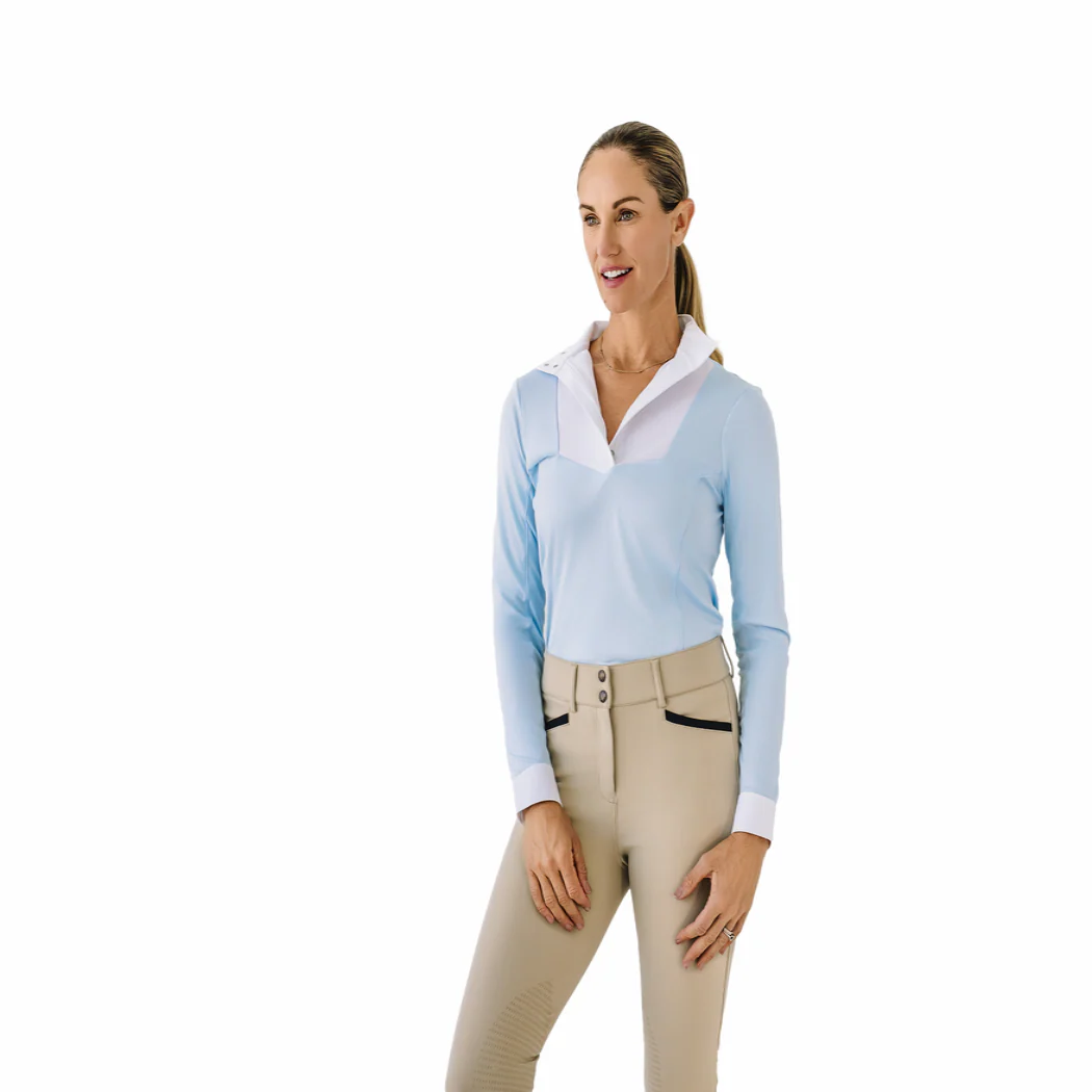 Bib Front Show Shirt - Light Blue - Image 2