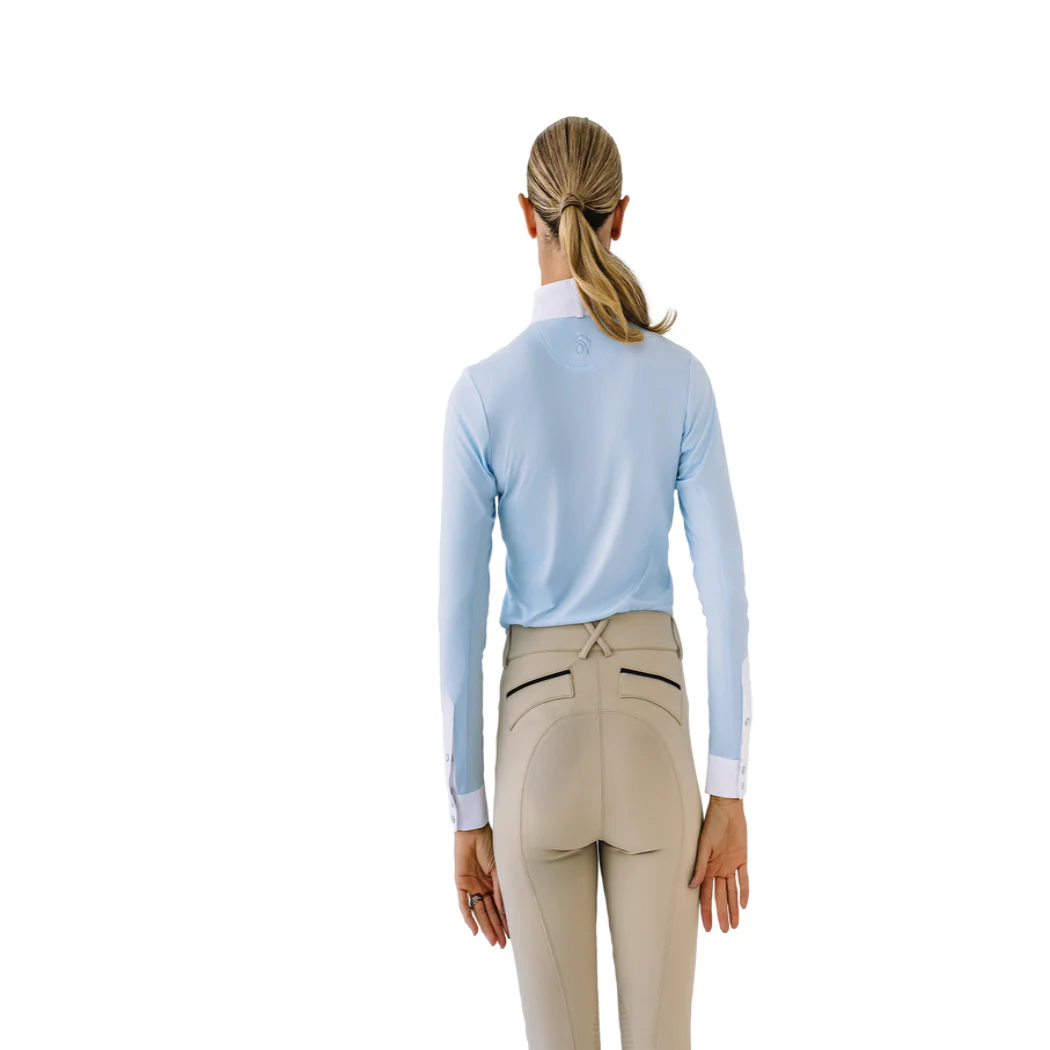 Bib Front Show Shirt - Light Blue - Image 3