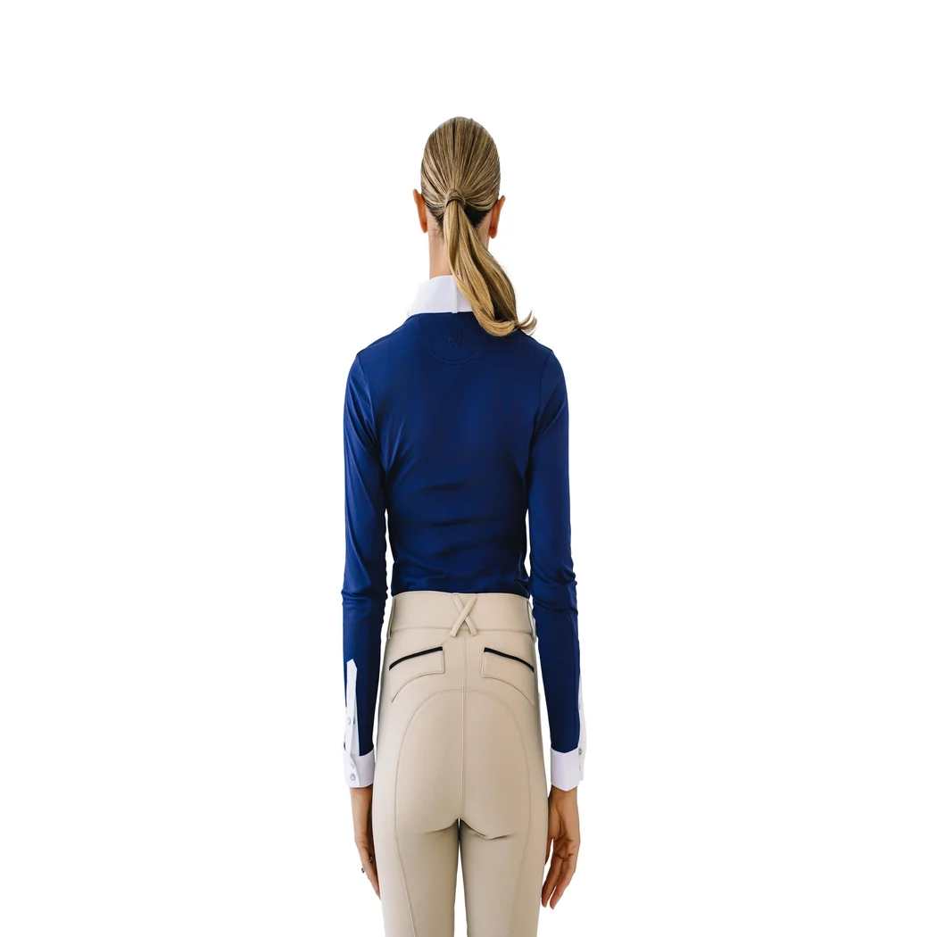 Bib Front Show Shirt - Navy - Image 2