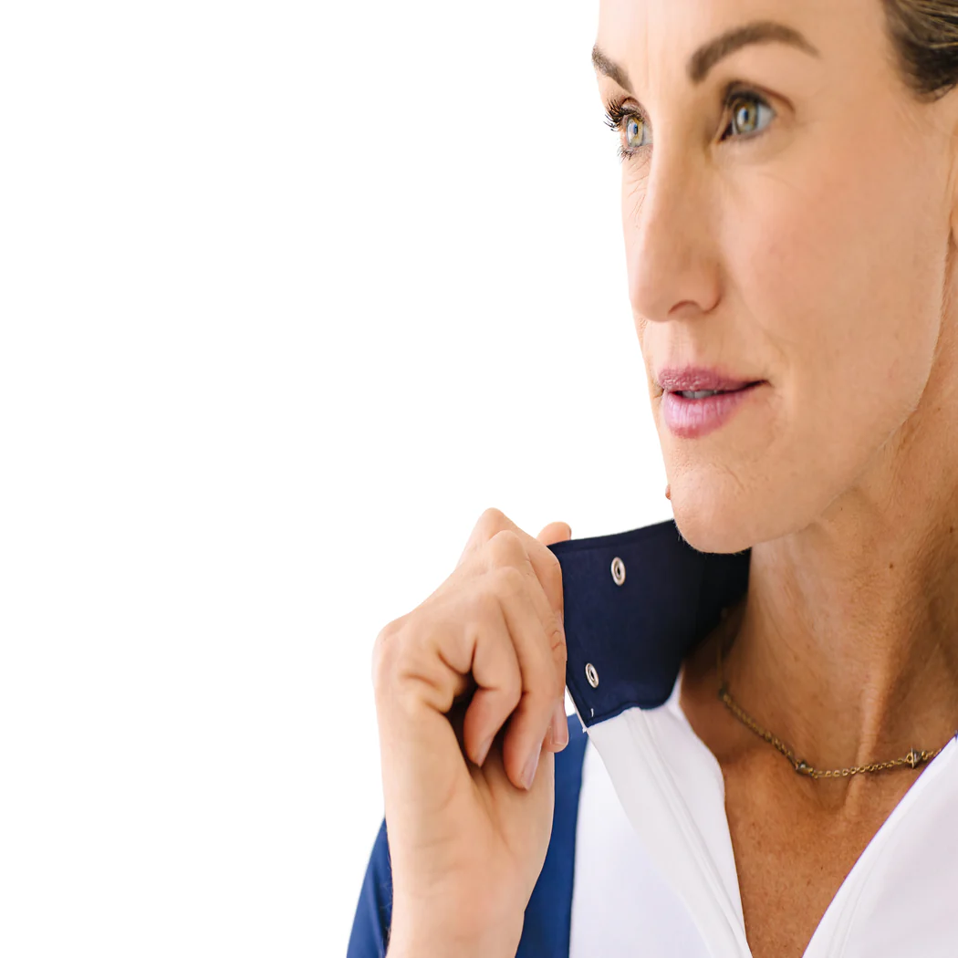 Bib Front Show Shirt - Navy - Image 4