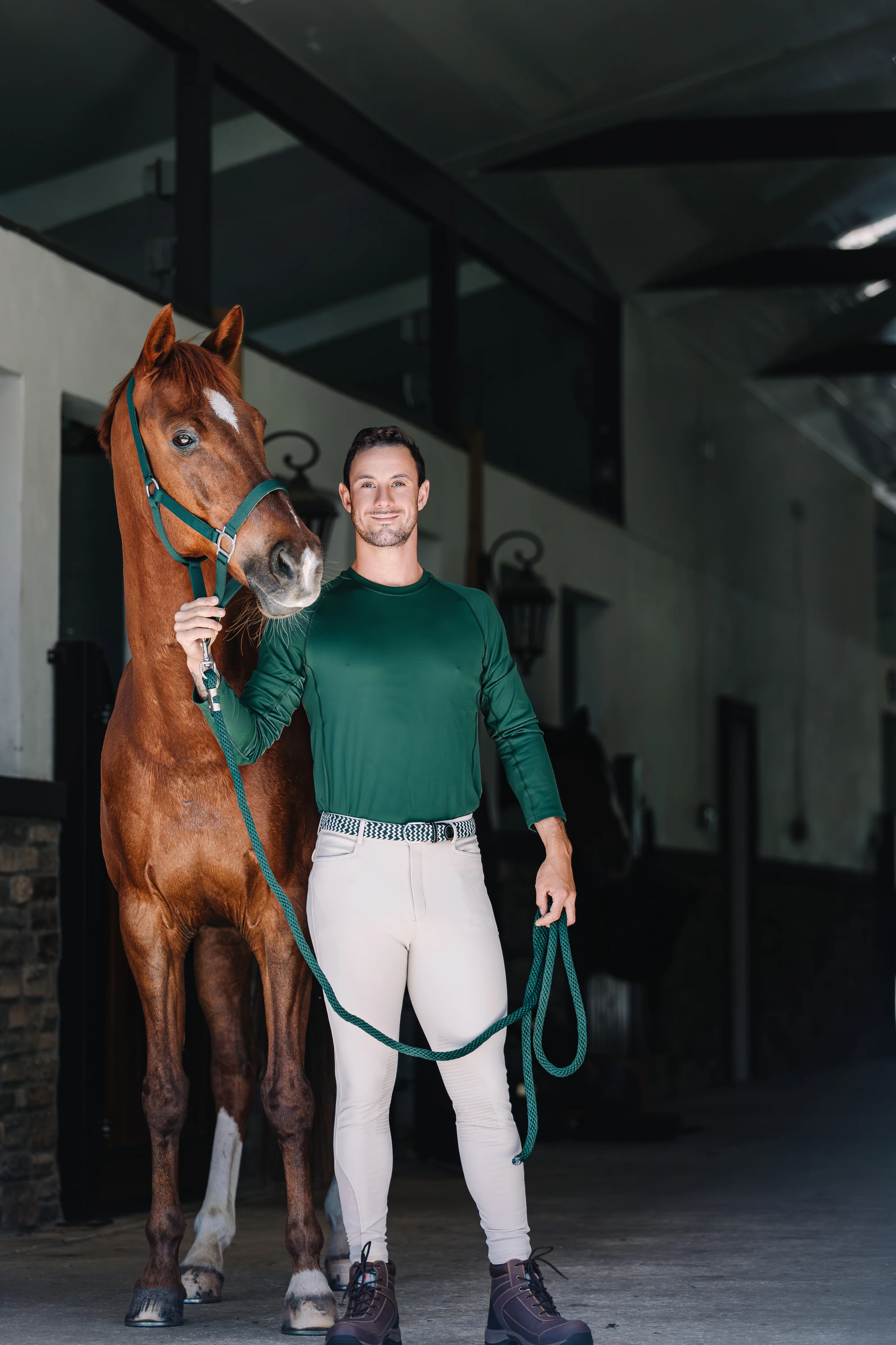Color Collection by Ovation® Lucky Adjustable Breakaway Halter - Hunter - Image 4