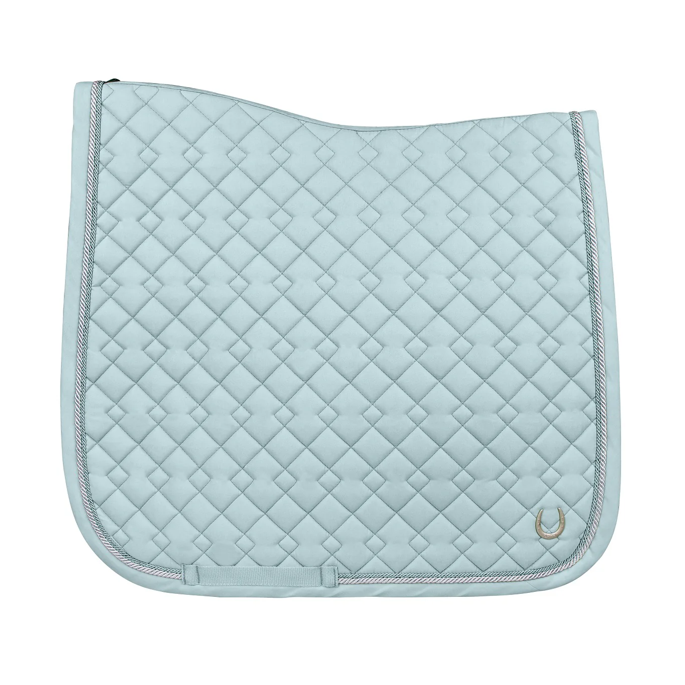 Color Collection by Ovation® Lucky Qik-Dry Dressage Saddle Pad - Sea Grey