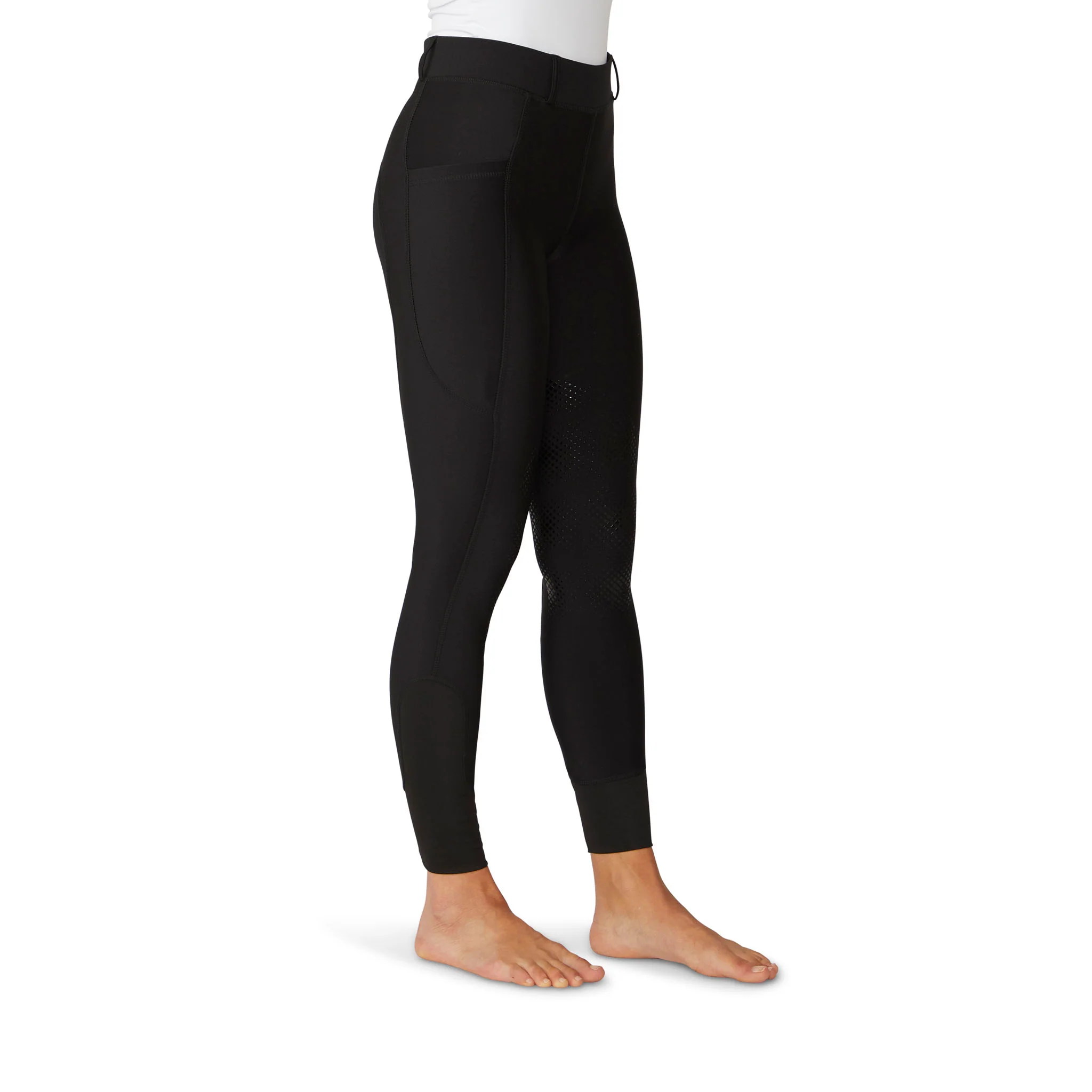 Women's Equinox Knee Patch Breech - Black - Image 3