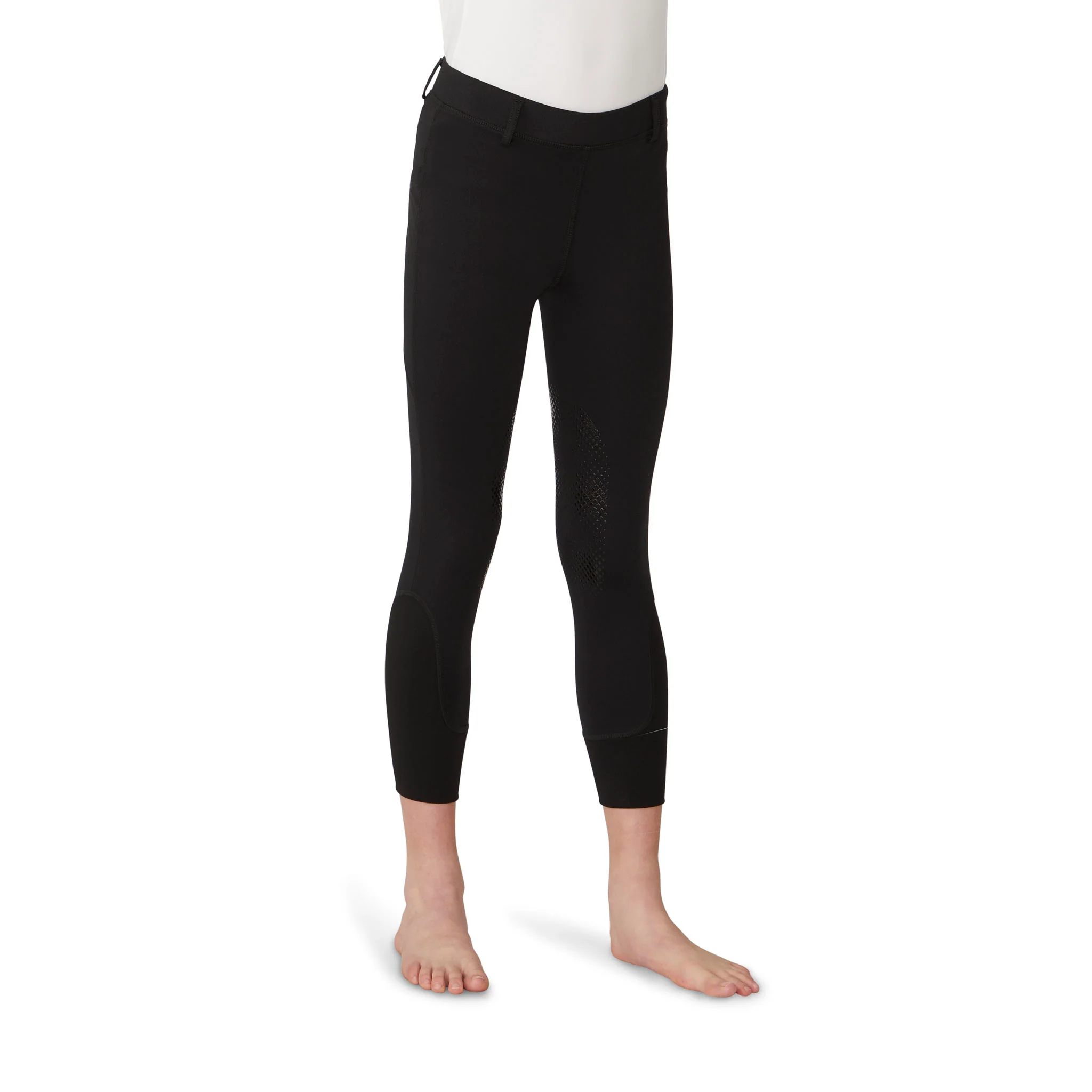 Girls' Equinox Silicone Knee Patch Winter Breech - Black - Image 3