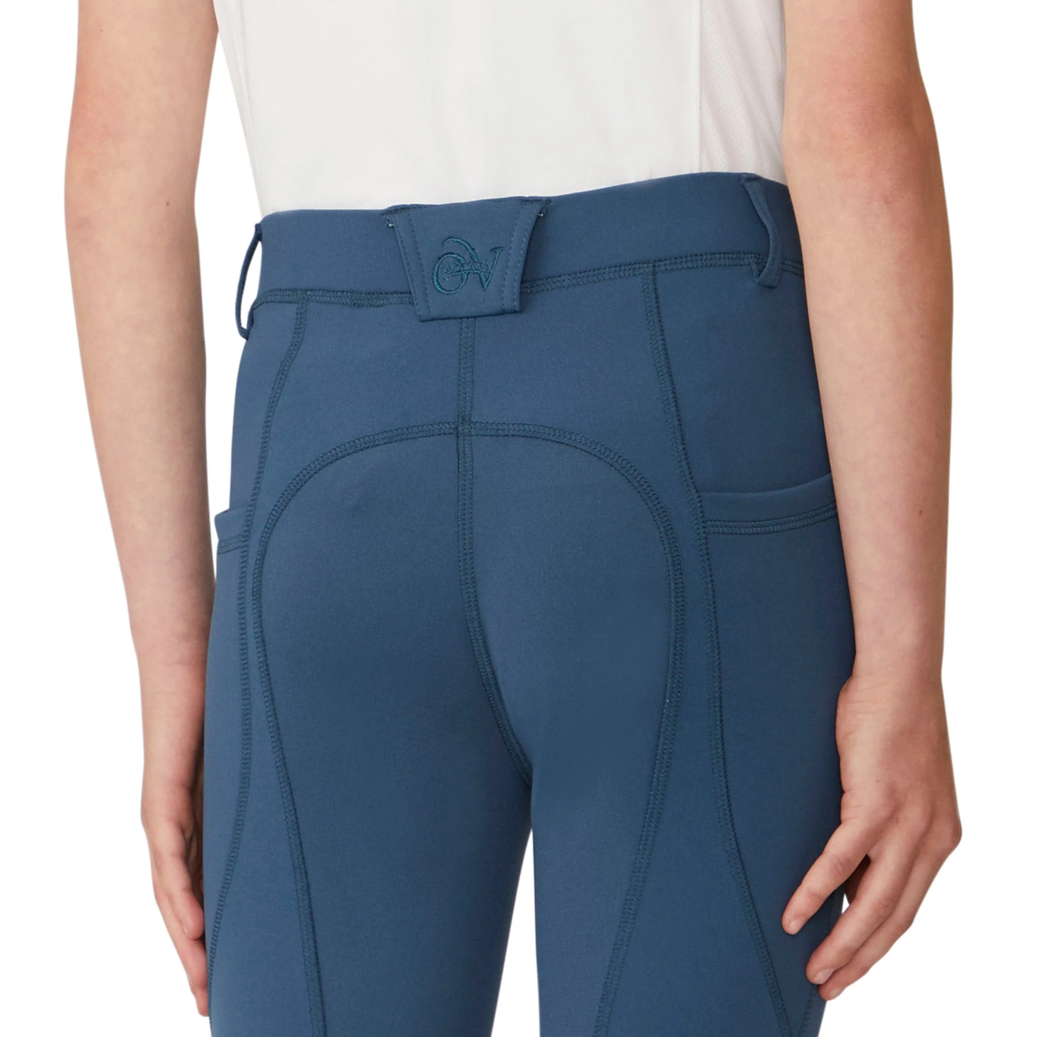 Girls' Equinox Silicone Knee Patch Winter Breech - Indigo - Image 5