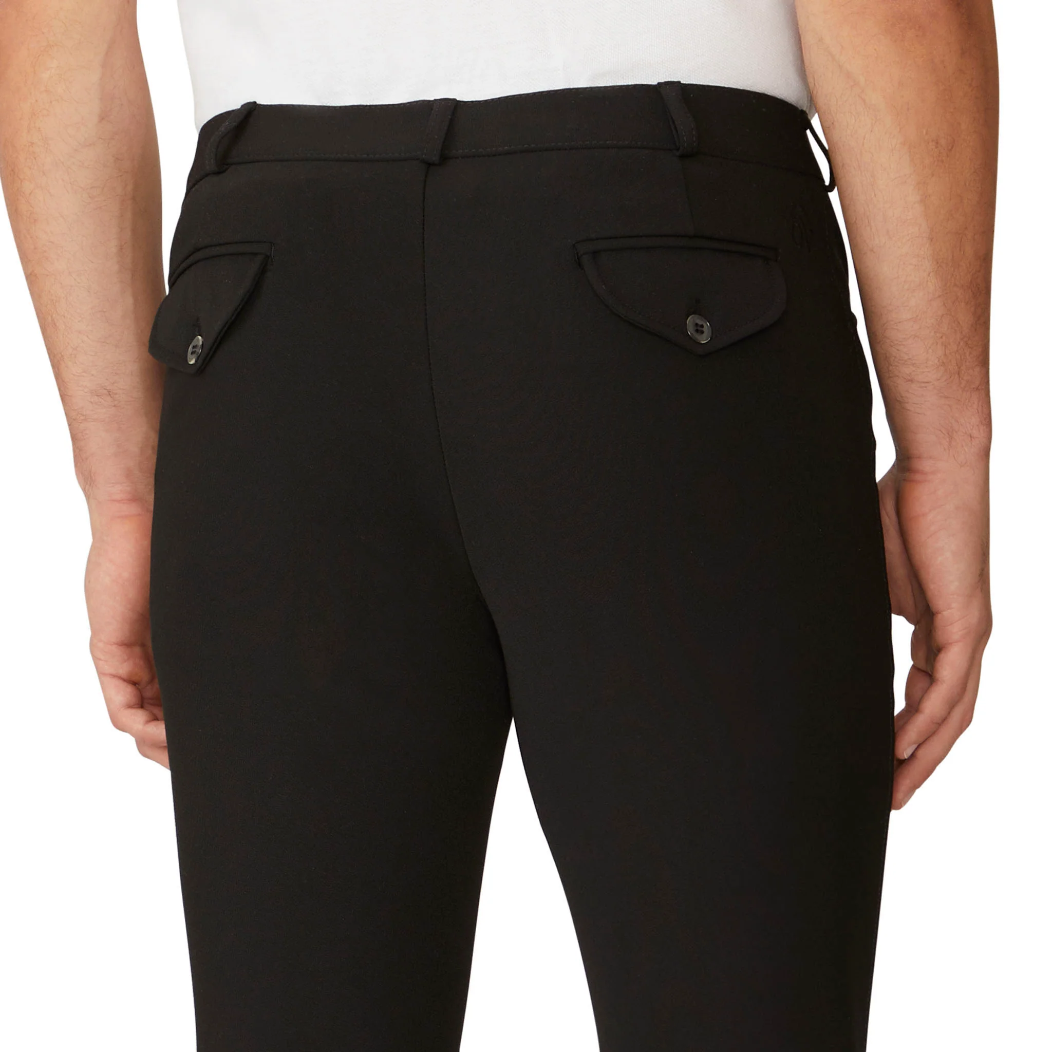 Men's EuroWeave DX Suede Knee Patch Breech - Black - Image 5