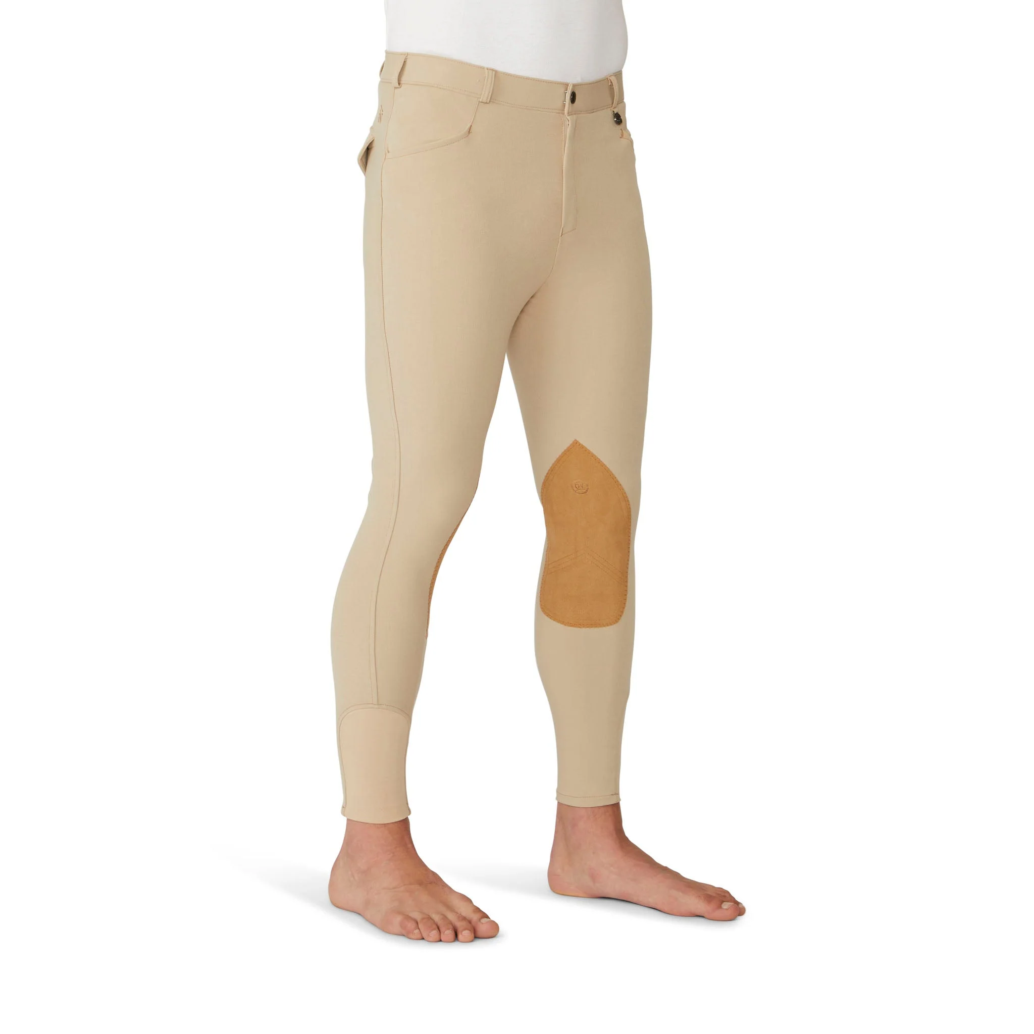 Men's EuroWeave DX Suede Knee Patch Breech - Classic Show Tan - Image 3