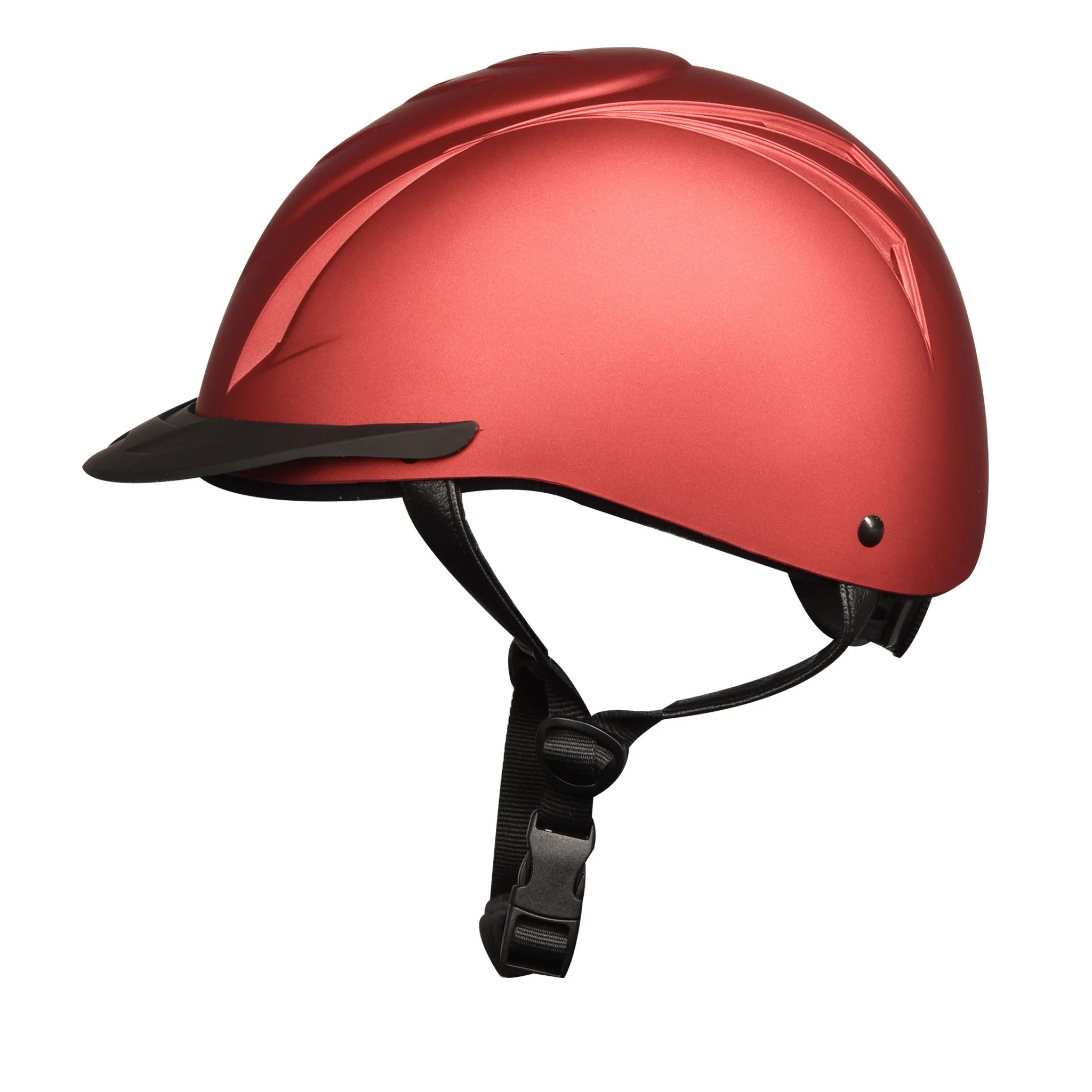 Metallic Deluxe Schooler Helmet - Red - Image 3