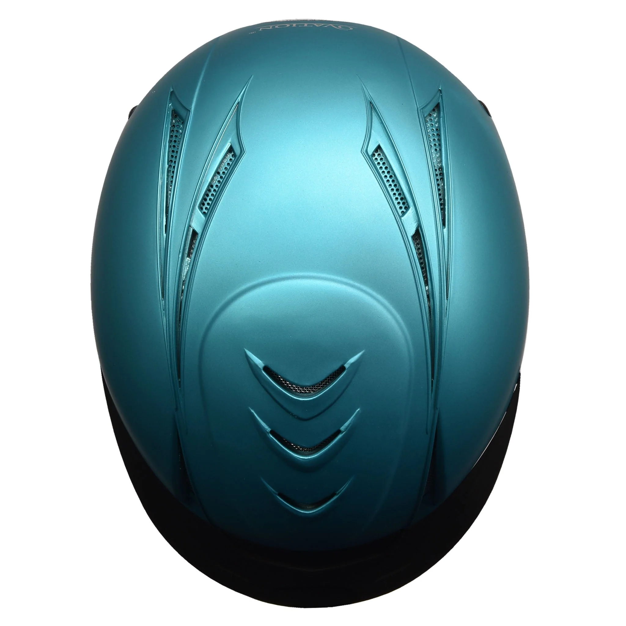 Metallic Deluxe Schooler Helmet- Teal - Image 5