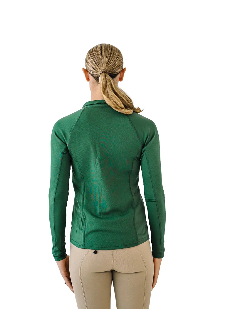 Quarter-Zip Long Sleeve Sunshirt - Hunter - Image 4