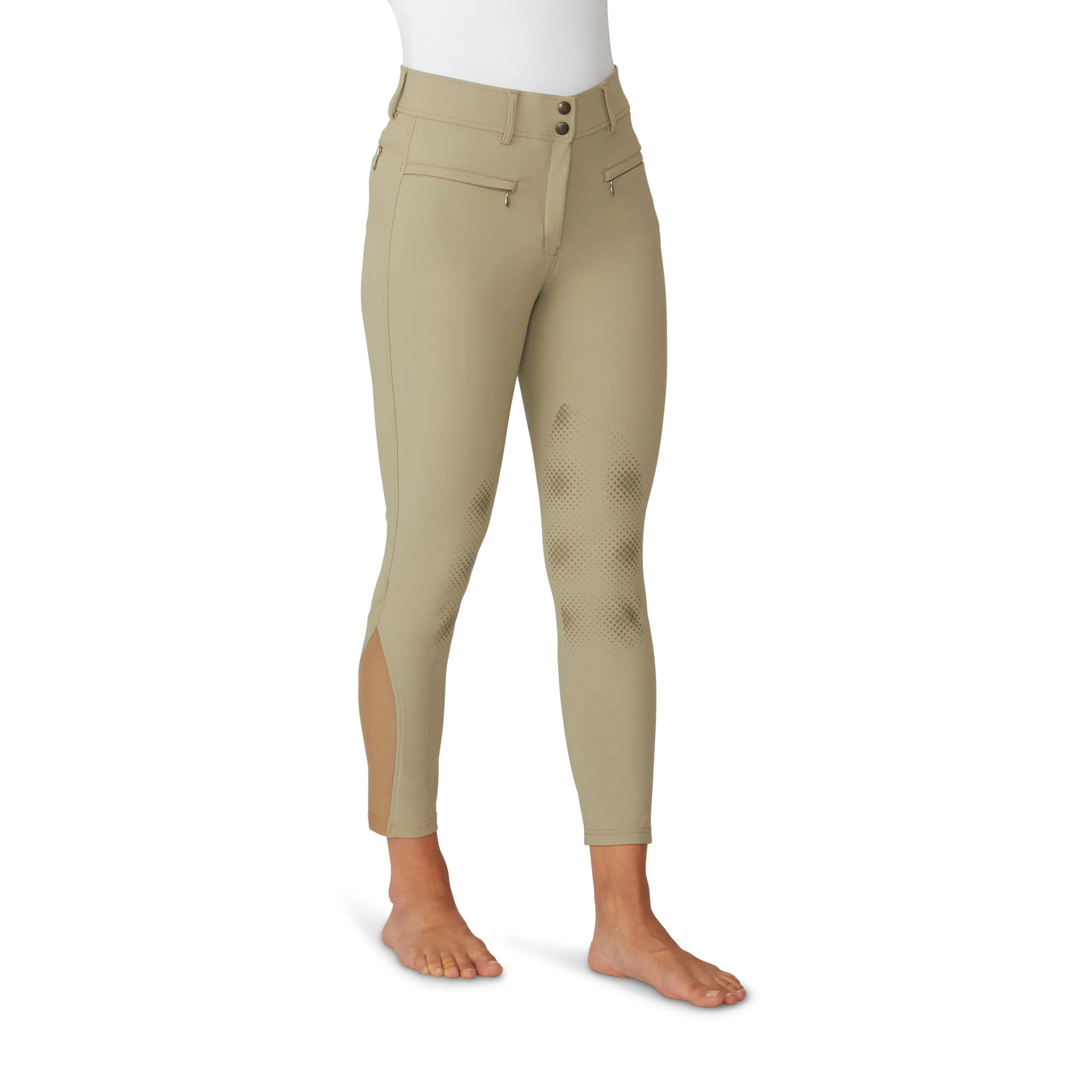 Women's Signature Knee Patch Breech - Grey - Image 3