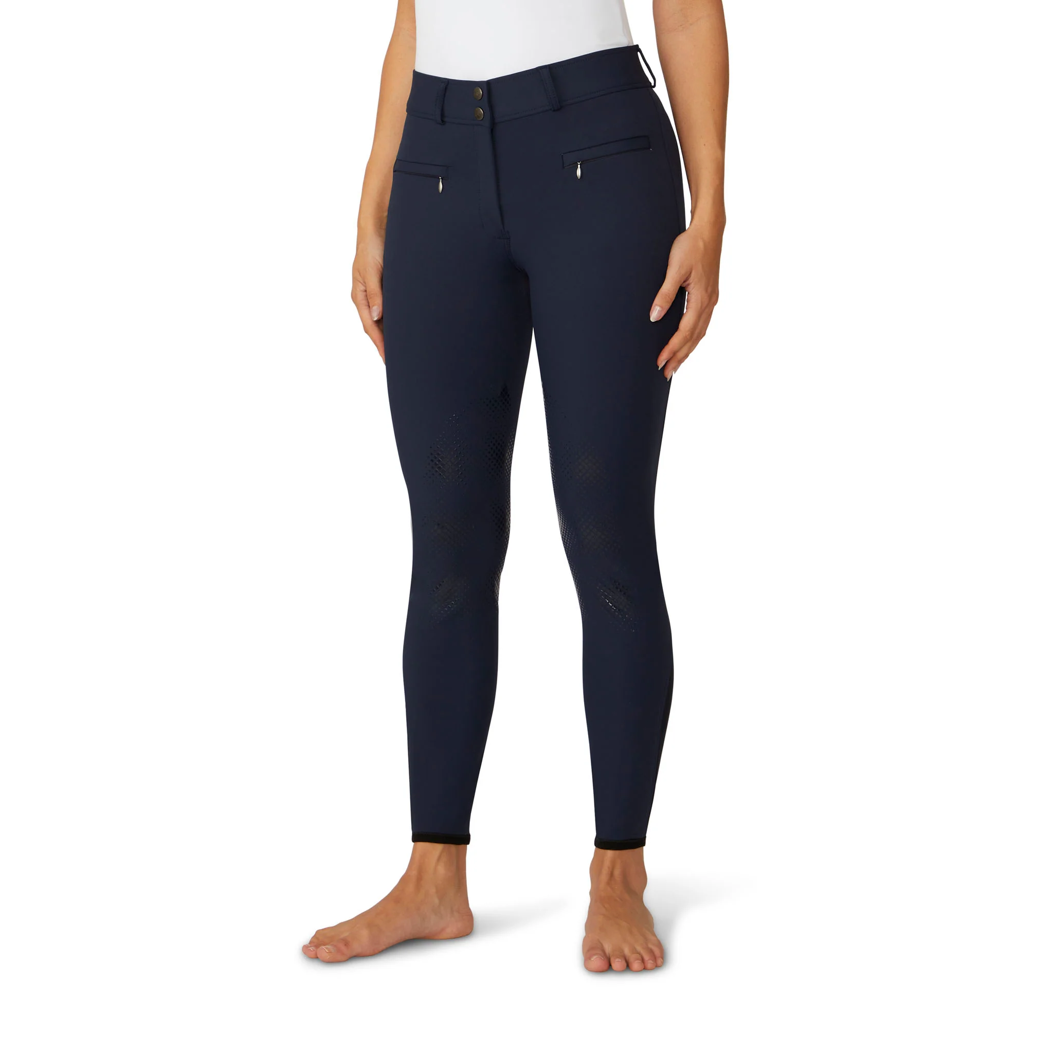 Women's Signature Knee Patch Breech - Grey - Image 6