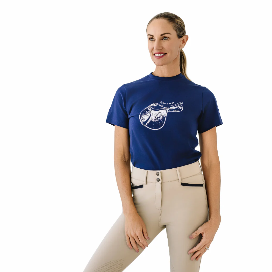 Take A Seat Tee - Navy - Image 2