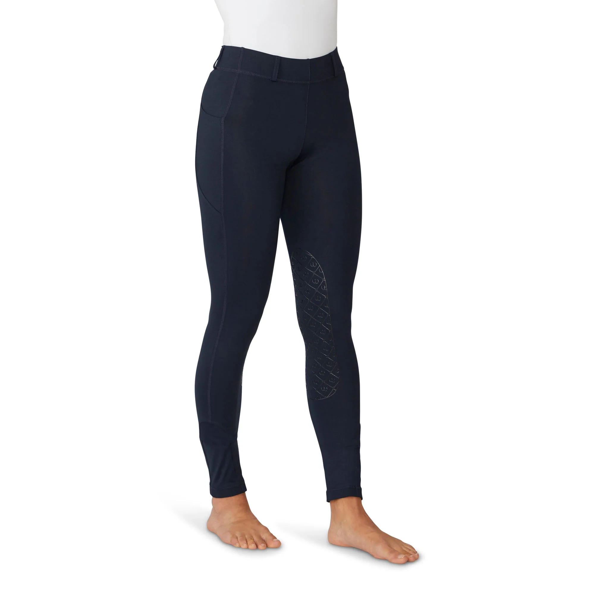 Women's AeroWick Knee Patch Tight - Navy - Image 3