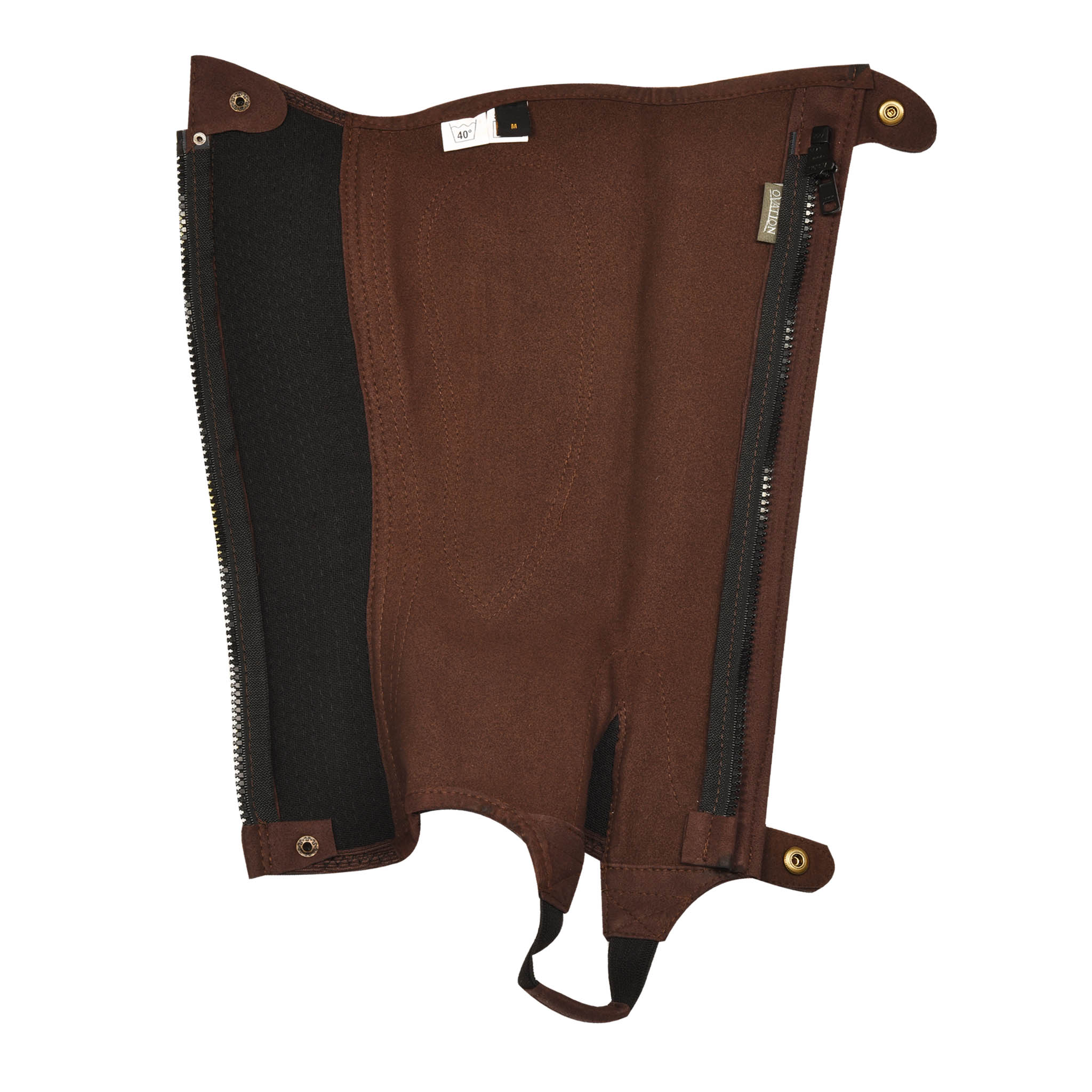Women's Amara Ribbed Half Chaps - Dark Brown - Image 3