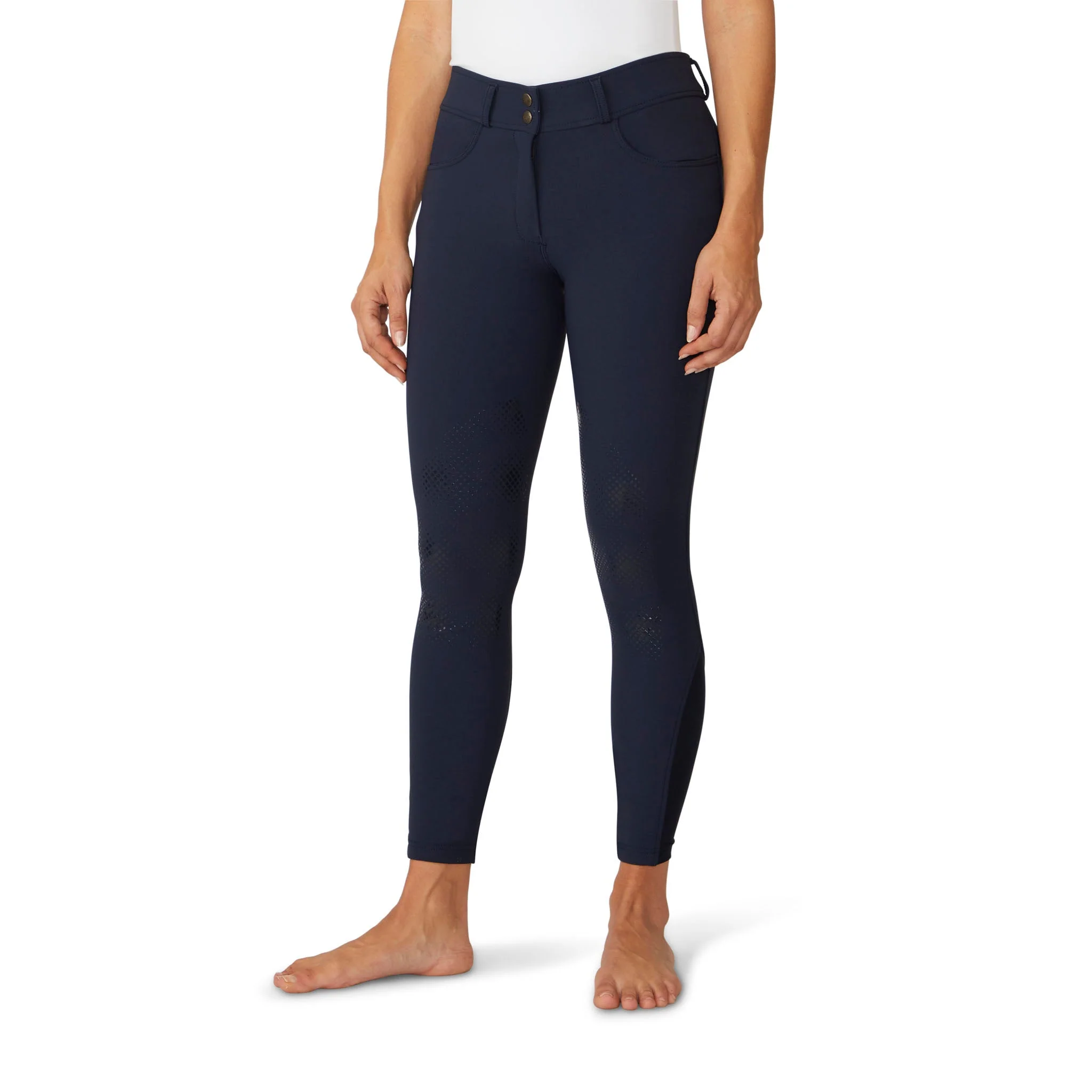 Women's Bellissima II Silicone Knee Patch Breech - Indigo - Image 11