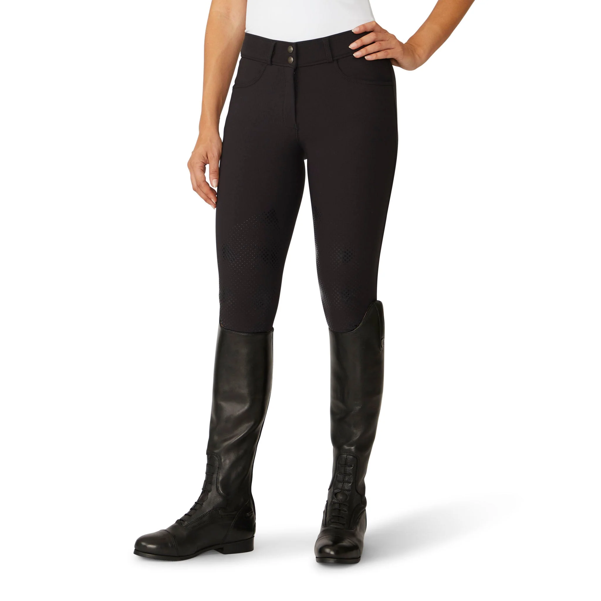 Women's Bellissima II Silicone Knee Patch Breech - Indigo - Image 4