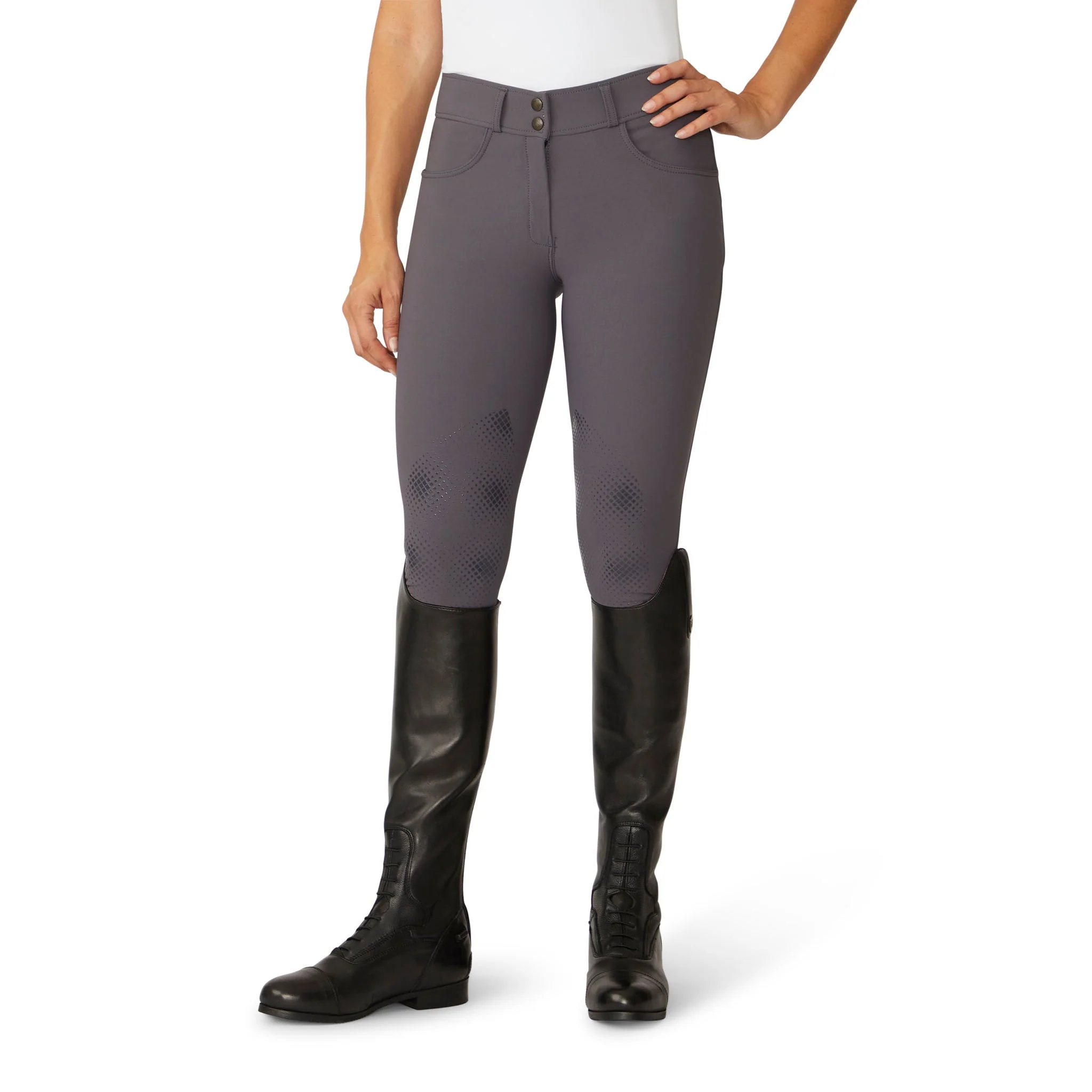 Women's Bellissima II Silicone Knee Patch Breech - Indigo - Image 9