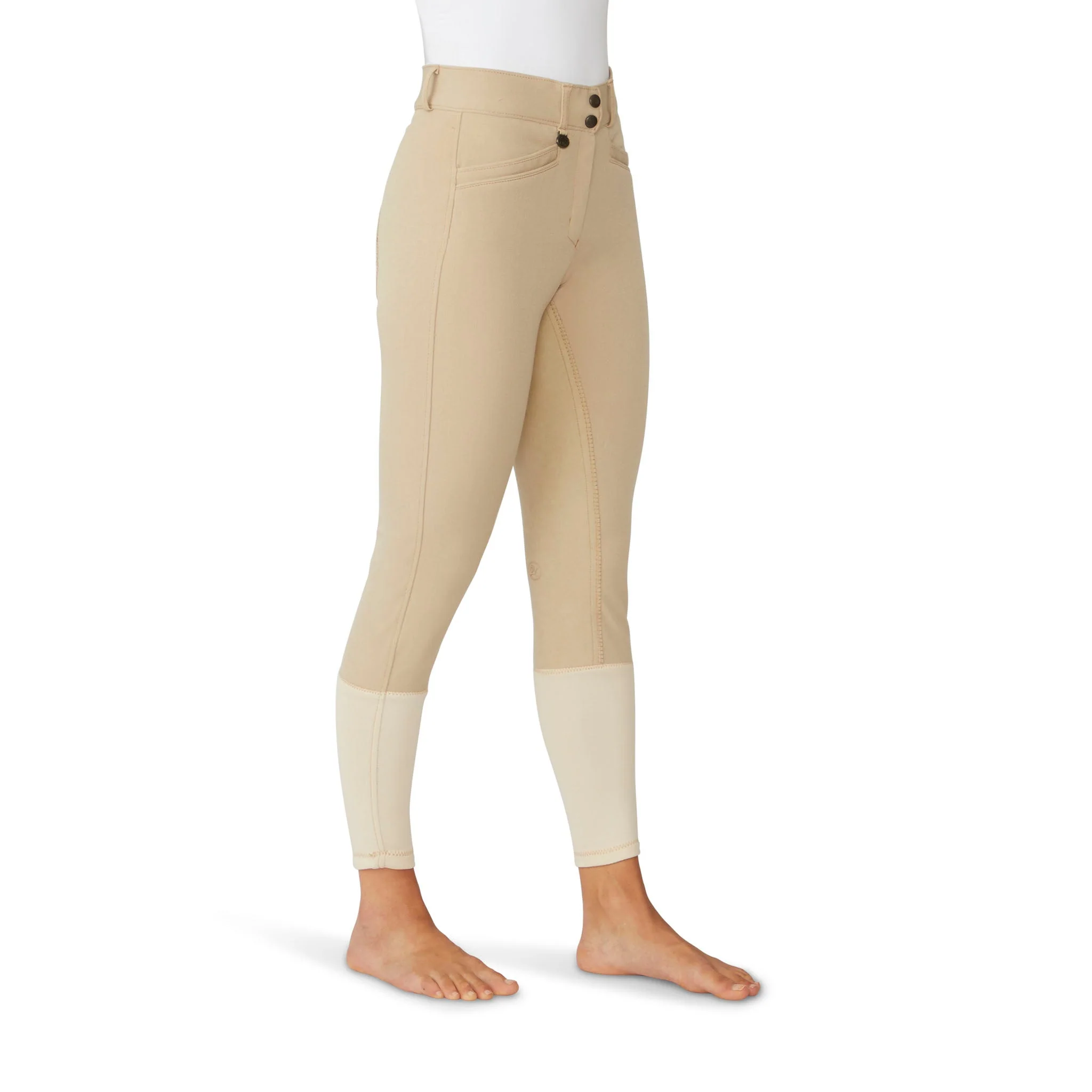 Women's Celebrity EuroWeave DX Full Seat Breech - Show Tan - Image 3