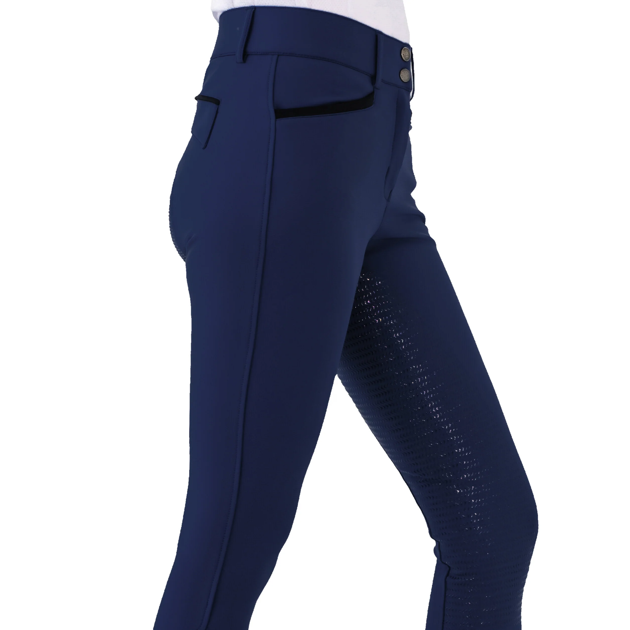 Women's Dynamic Silicone Full Seat Breech - Navy - Image 7