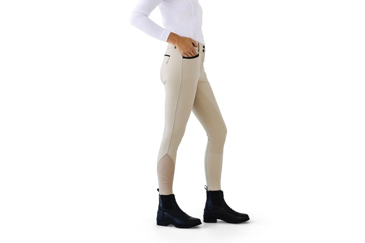 Women's Dynamic Silicone Full Seat Breech - Show Tan - Image 3