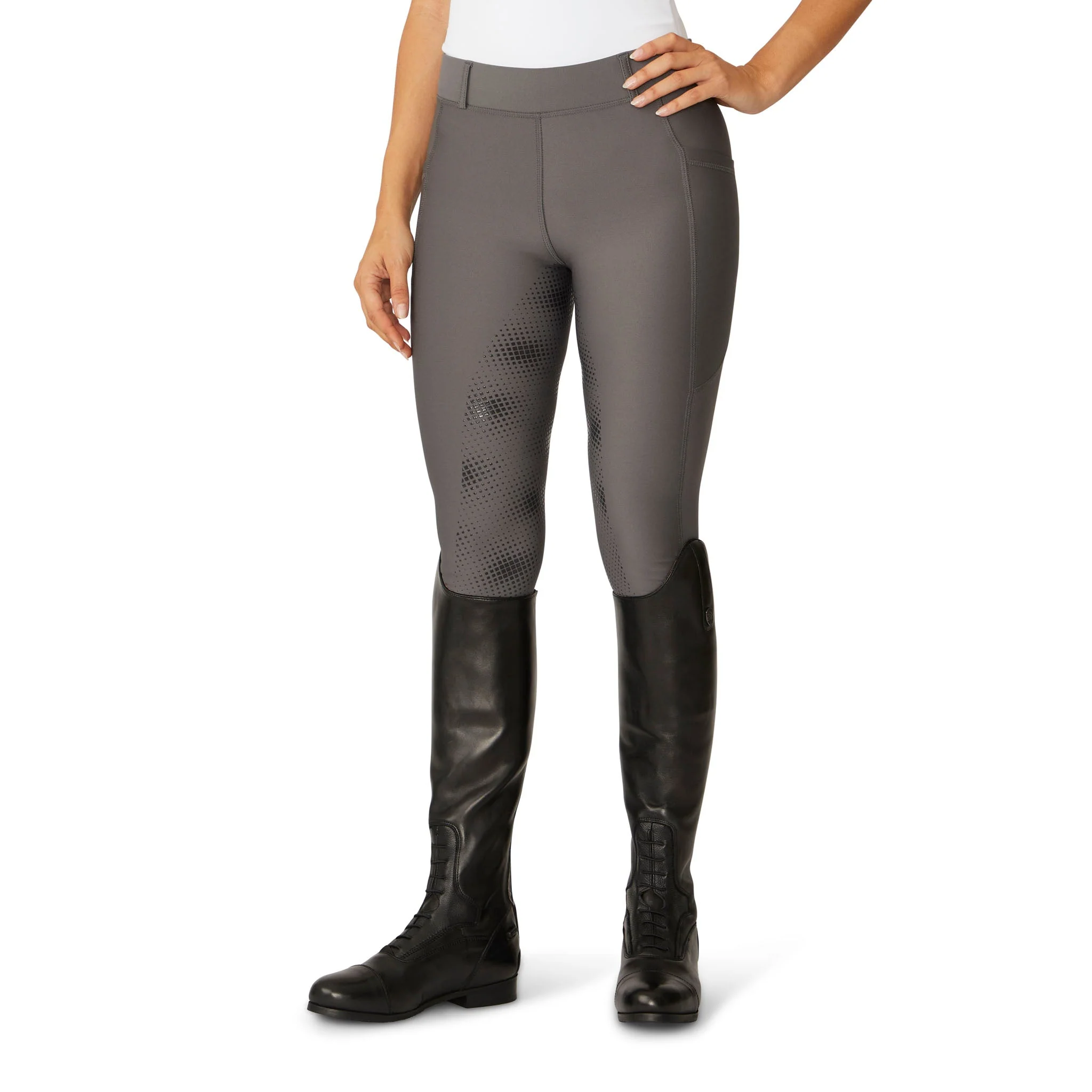 Women's Equinox Full Seat Tight - Steel Grey - Image 4