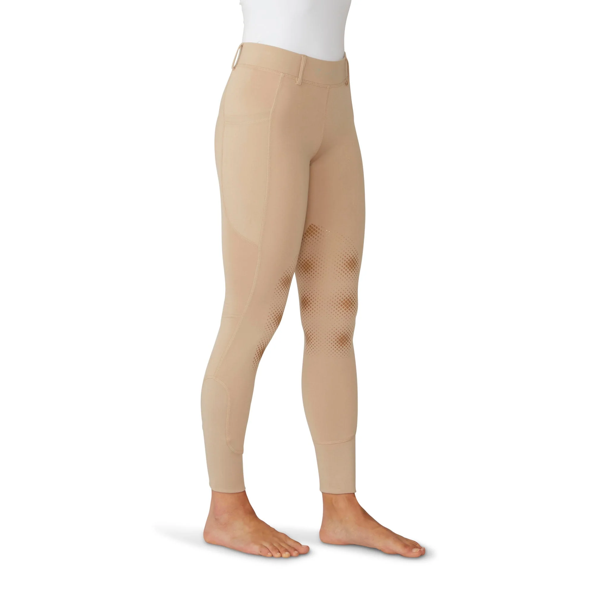 Women's Equinox Knee Patch Breech - Neutral Beige - Image 3