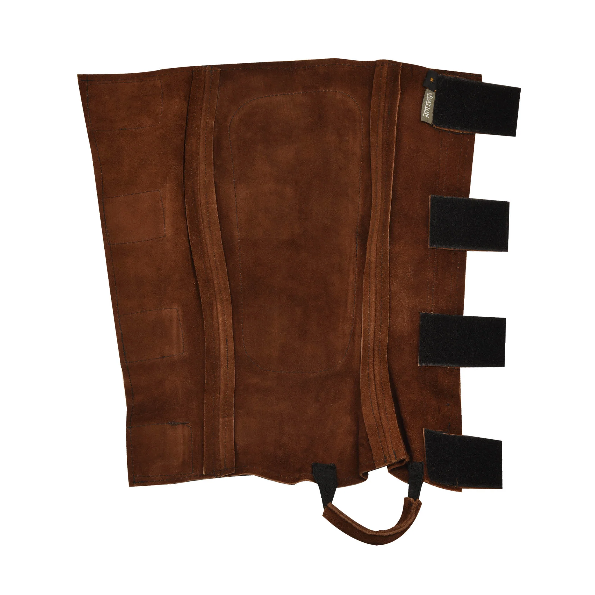 Women's EZ Tab Suede Half Chaps - Brown - Image 3