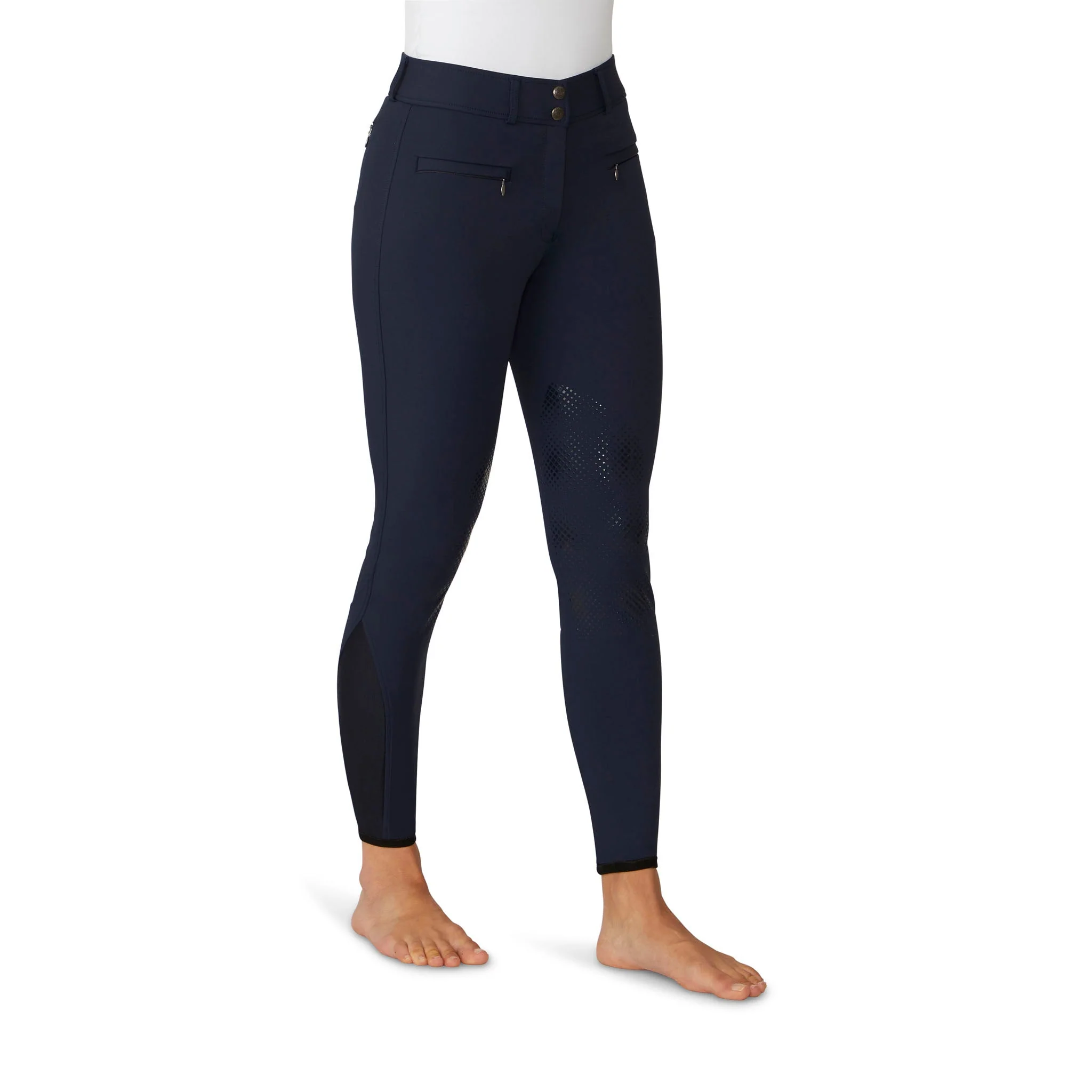 Women's Signature Knee Patch Breech - Navy - Image 3