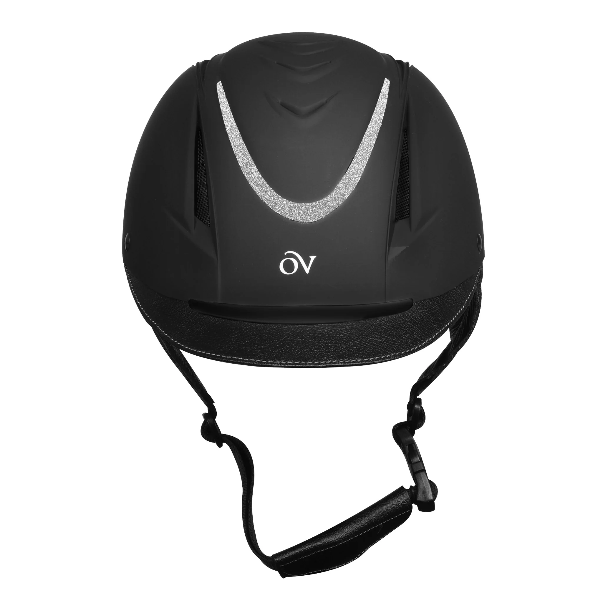 Z-6 Glitz II Helmet - Black Glitter Silver - Image 2